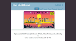 Desktop Screenshot of halfshellresort.com